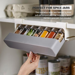 Kitchen Self-Adhesive Under Cabinet Pull-out Spice Drawer