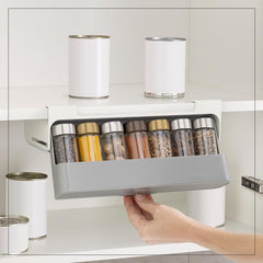 Kitchen Self-Adhesive Under Cabinet Pull-out Spice Drawer