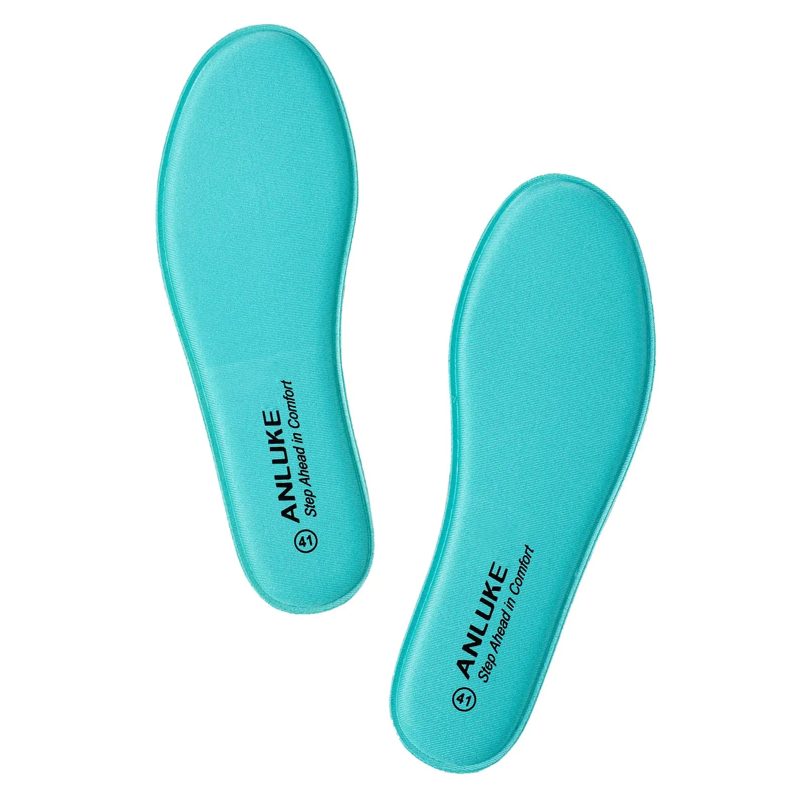 Memory Foam Insoles Work Boots Running Shoes Hiking Shoes Sneaker Loafers Replacement Insoles for Men and Women Comfortable Cushioning to Relieve Foot Discomfort Blue